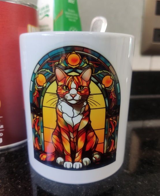 Vitral Gato Amarillo - Image 3