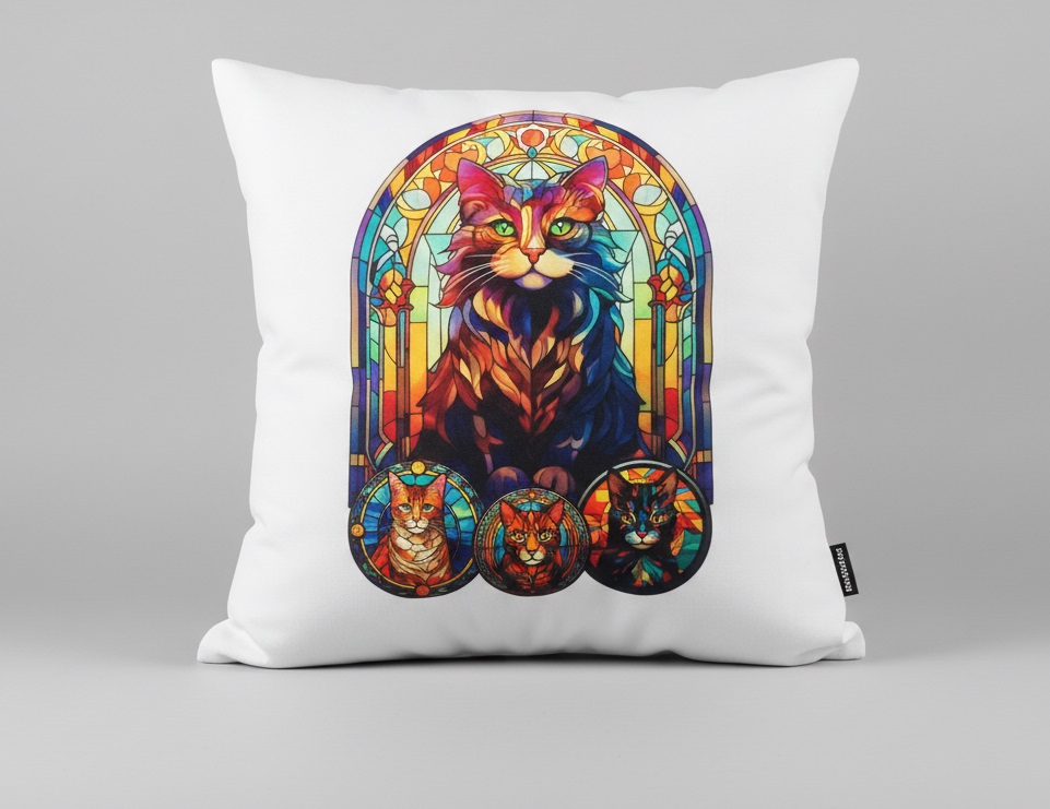 Vitral gatos